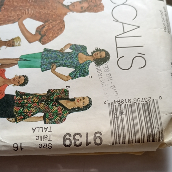 McCall's Sewing Pattern 9139 - Picture 4 of 4